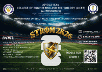 Strom 2k26 Technical Symposium Poster